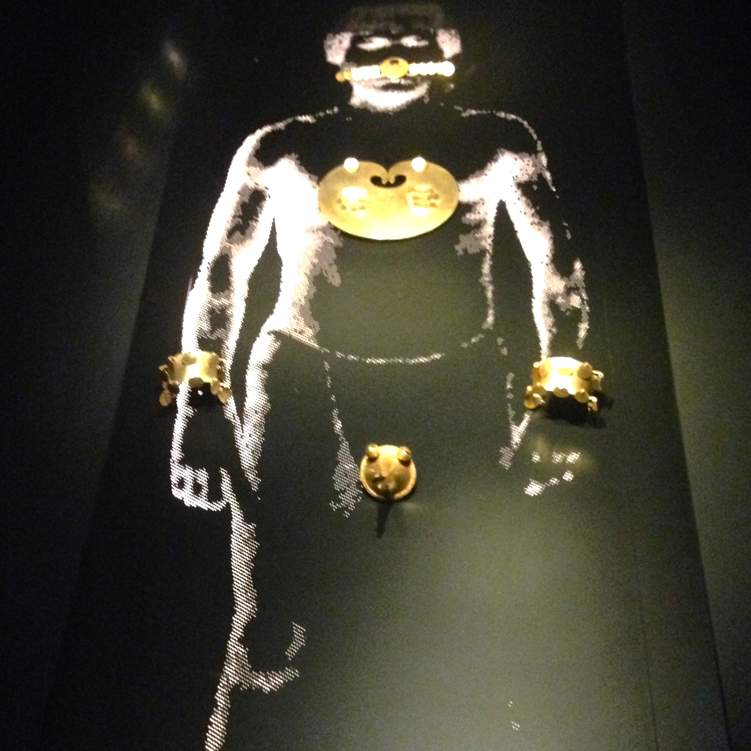colombia, bogota, gold museum, jewelry, penis