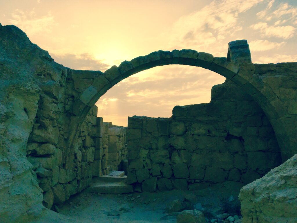 ruins, arch
